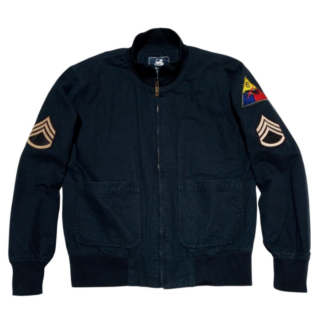 G-IFFERENT VIEW Canvas Type Tanker Military Style Jacket