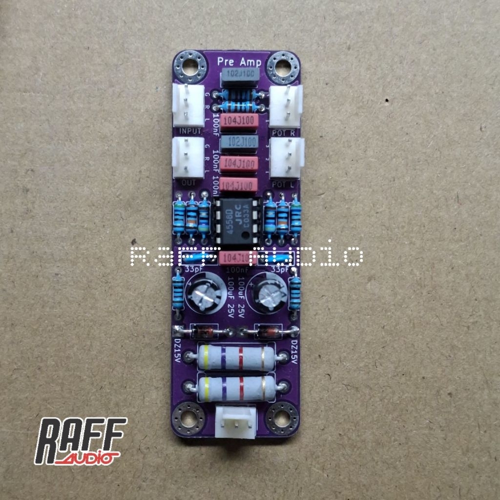 Kit Preamp Pre-Amp Stereo Amplifier