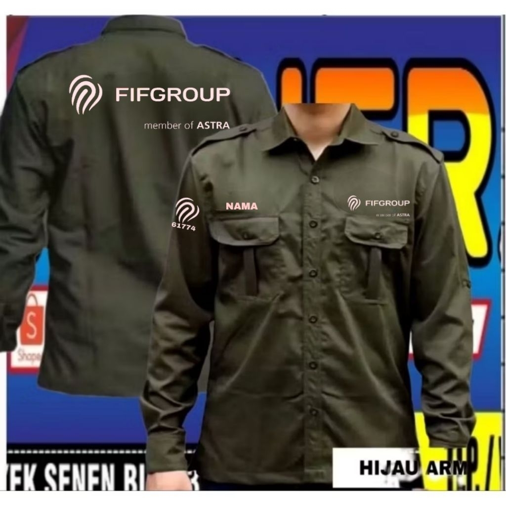 kemeja FIFGroup baju FIFGroup seragam FIFGroup Pdh FIFGroup kemeja kerja FIFGroup baju kerja FIFGrou