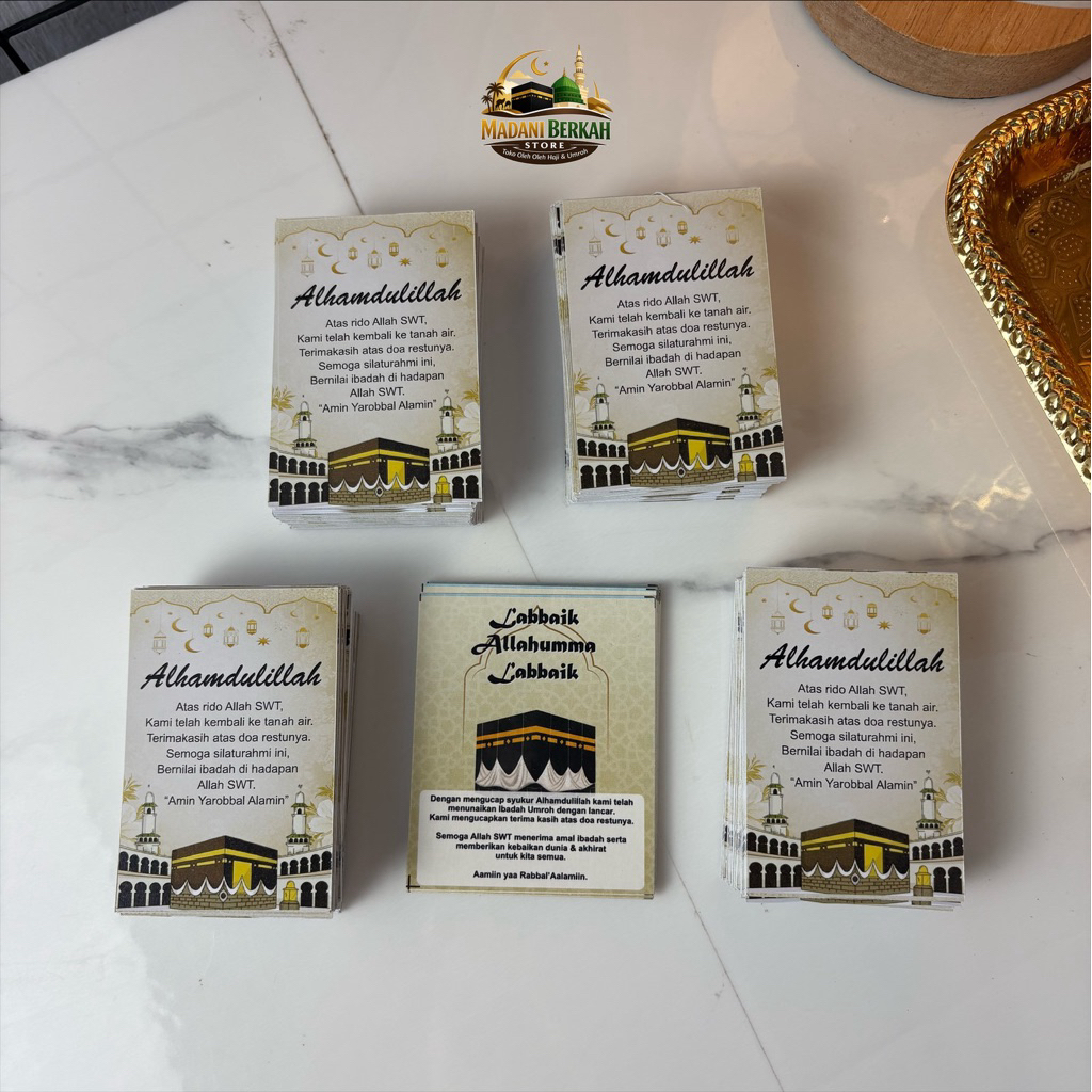 Kartu Ucapan Haji dan Umroh