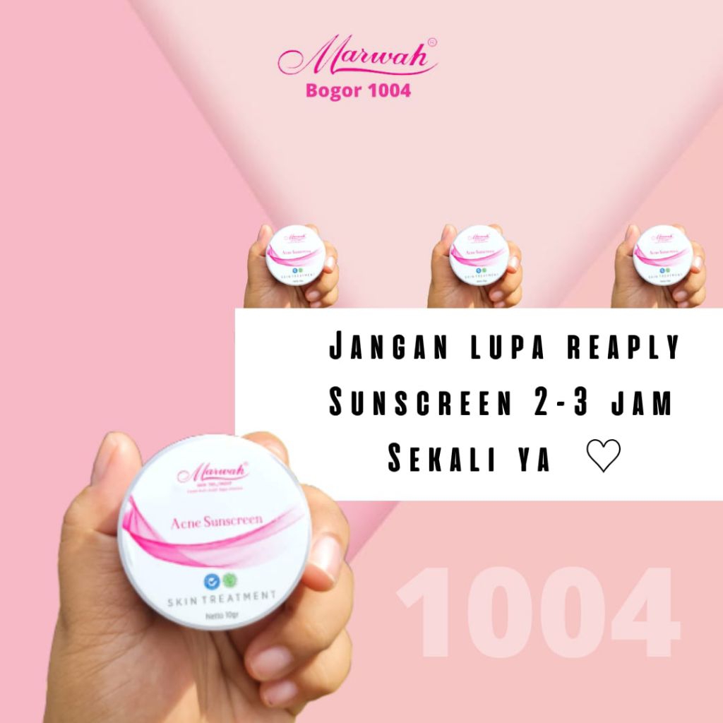 SUNSCREEN MARWAH ACNE ANTI AGING TEATREE BRIGHT TEATREE DERMA ACNE OILY ANTI AGING BRIGHT ANTI AGING