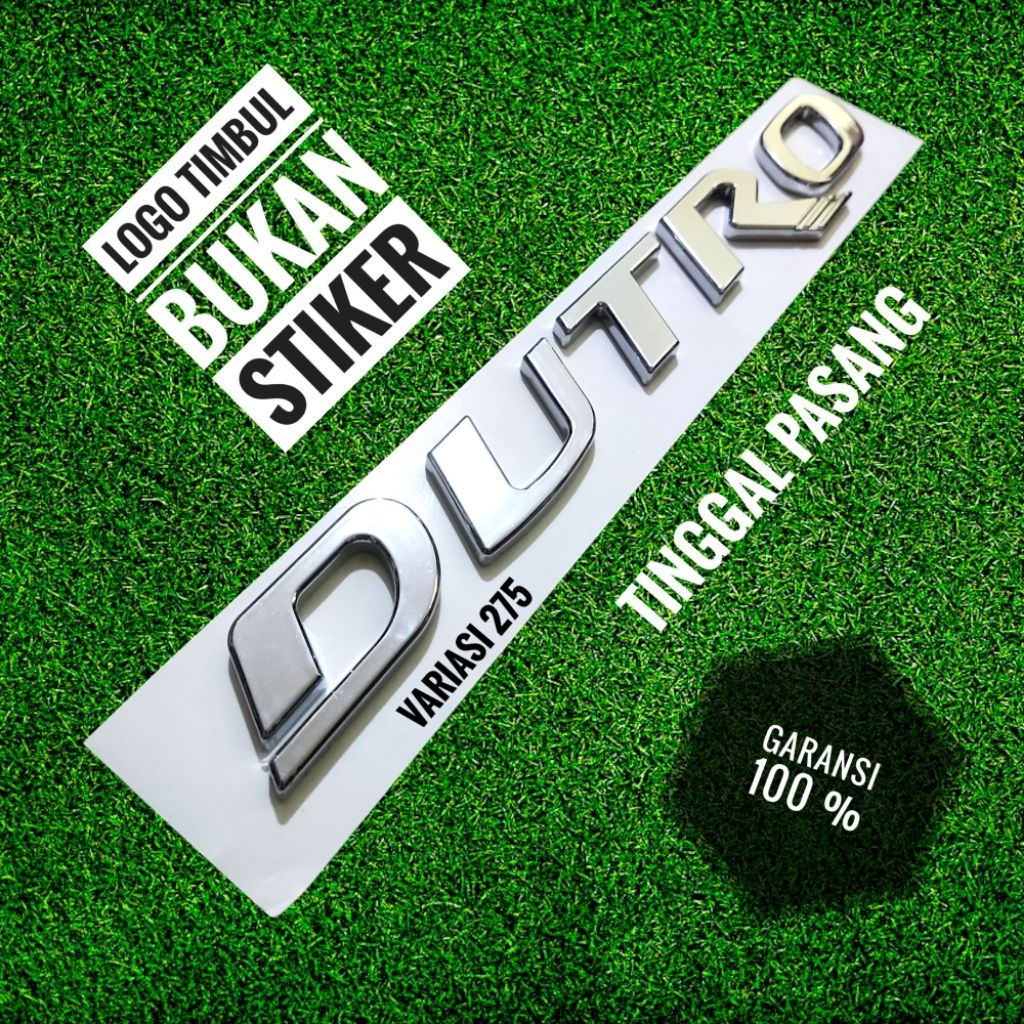 emblem Hino Dutro / logo Hino Dutro / tulisan Dutro timbul / emblem Hino 300 / logo Hino 300 / emble
