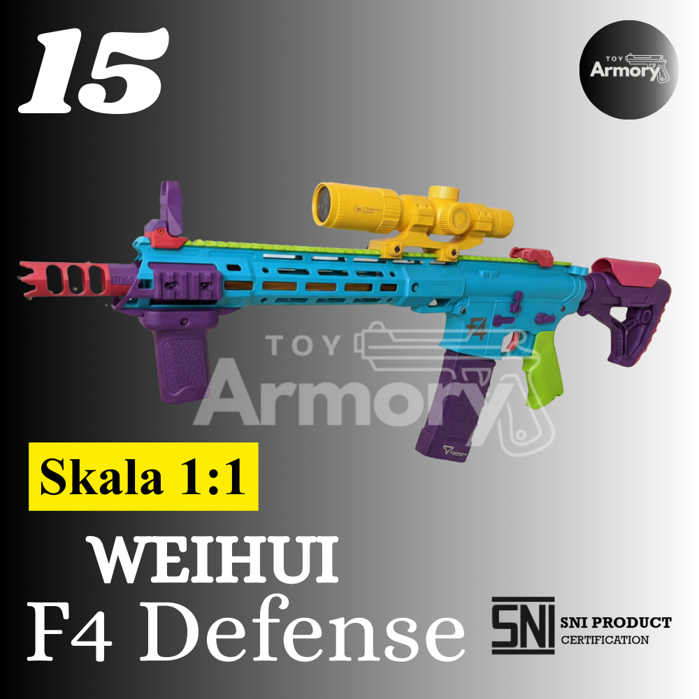 Toy Armory F4 Defense Series Weihui WH Mainan Balok Susun Bangunan Anak SNI