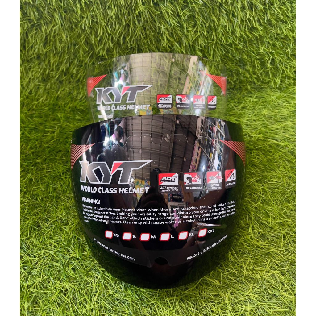 Visor Helm KYT Dj Maru original/Kaca Helm KYT Dj Maru Original