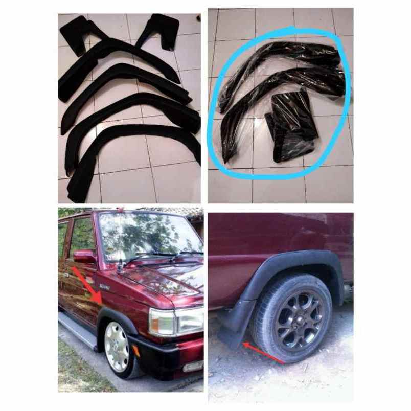 FULL SET OVER FENDER KIJANG GRAND KIJANG SUPER SHORT LONG EXTRA LONG ROVER FENDER MOBIL KIJANG