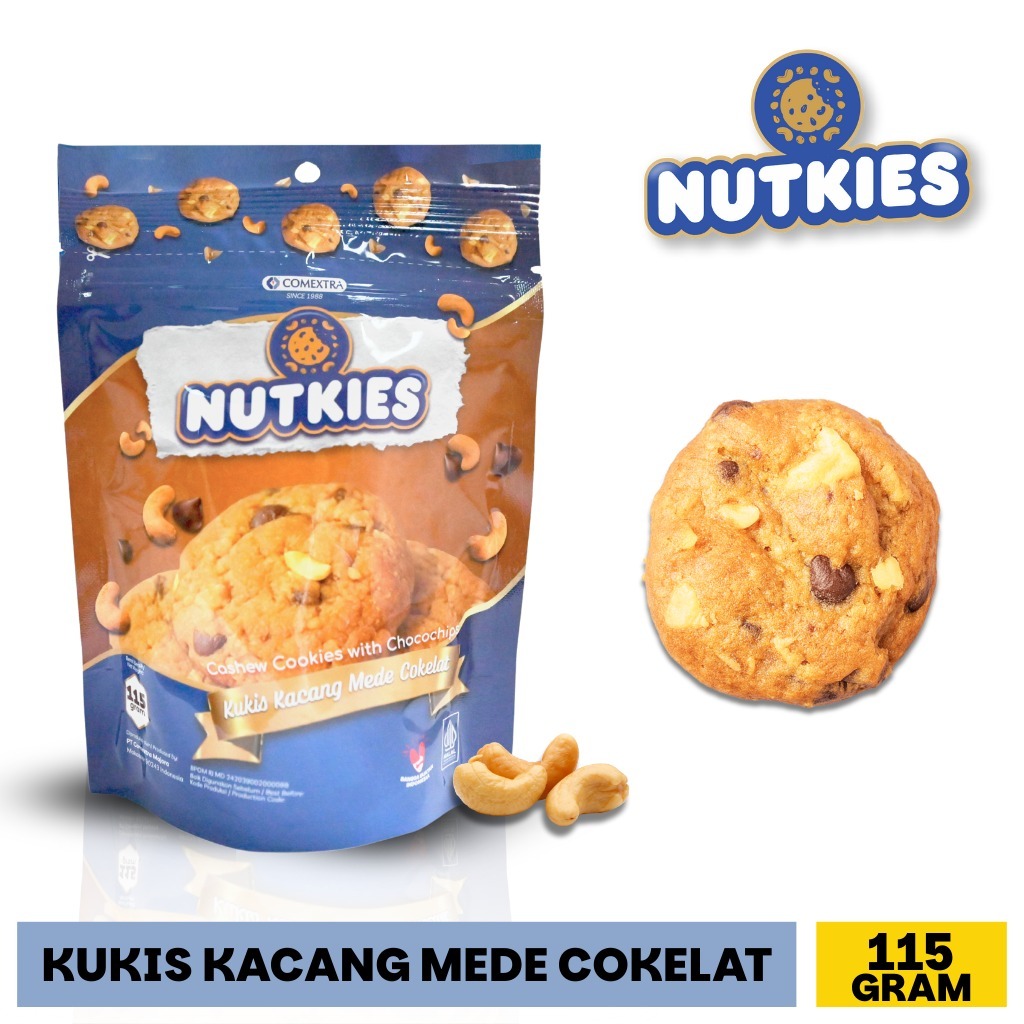 Nutkies - Kue Coklat Kacang Mede - Cashew Chocolate Cookie / Cookies