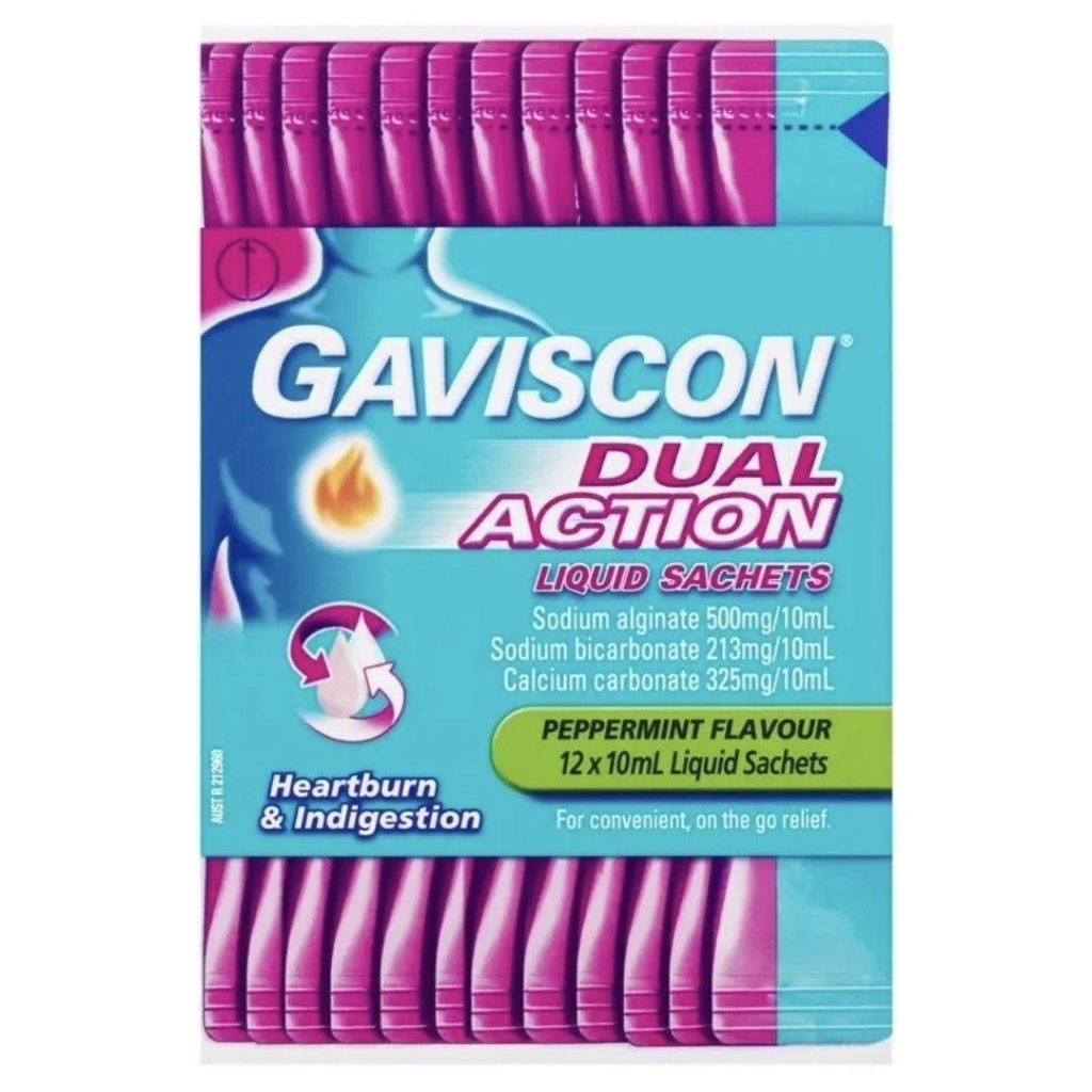 Gaviscon Dual Action 12 Sachet / 24 Sachet
