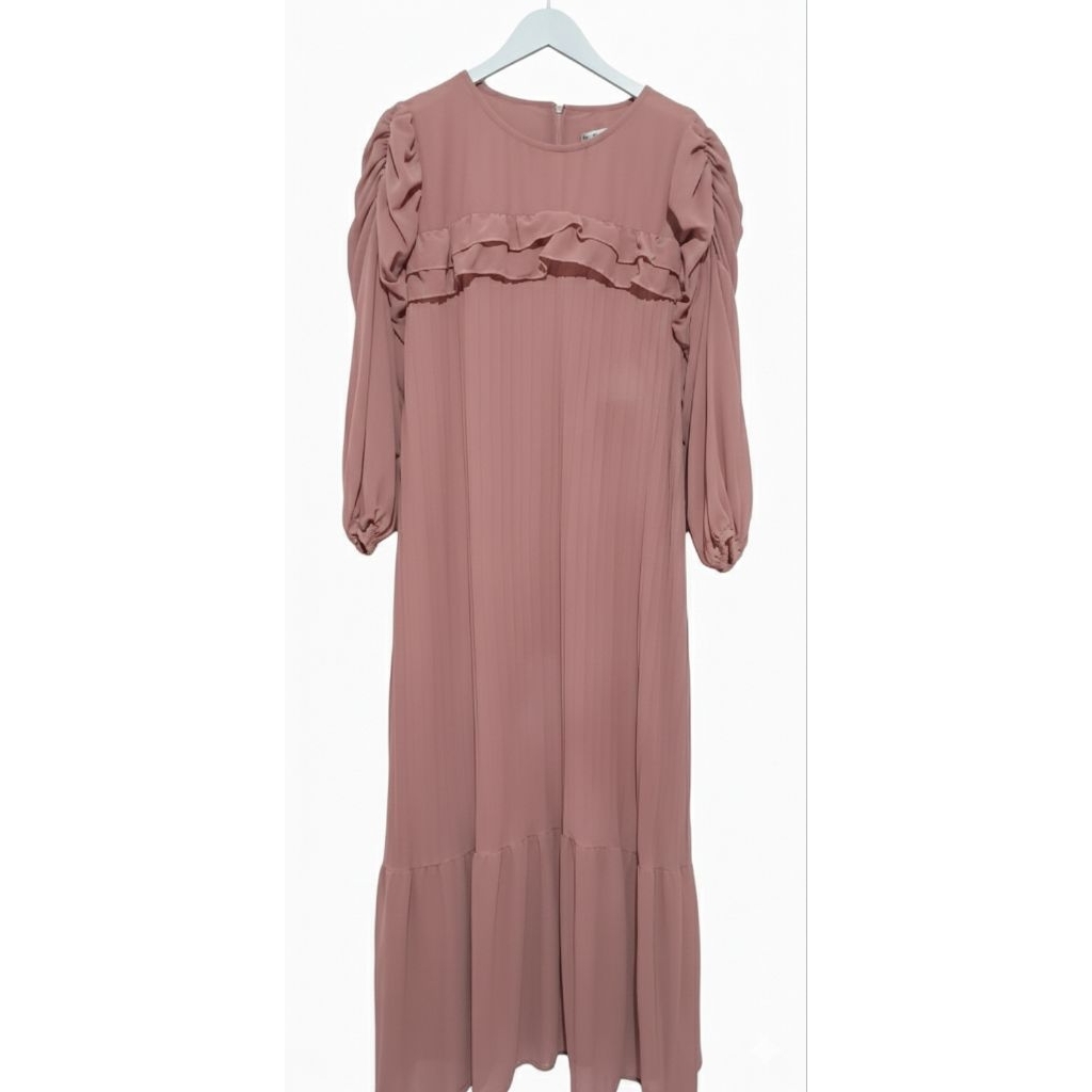 Dress ceruty plisket