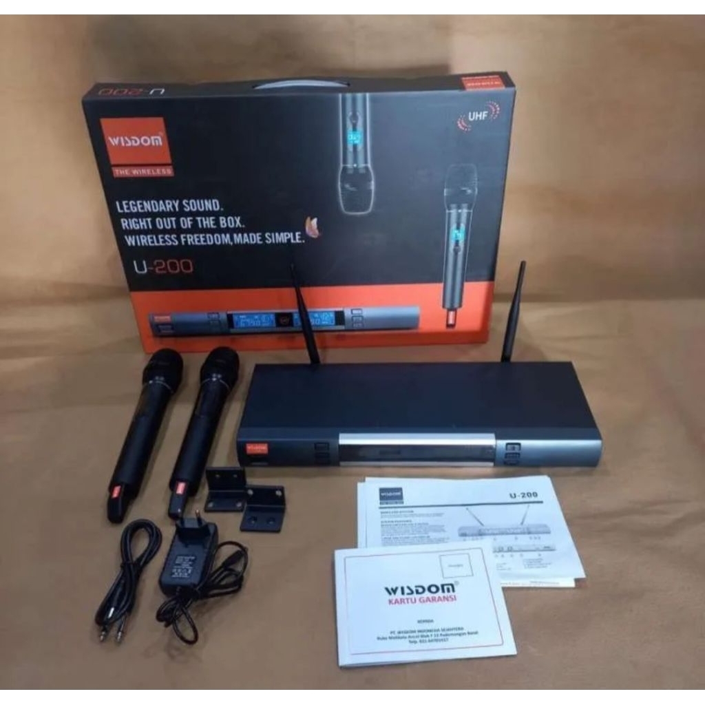 microphone wireless wisdom u200