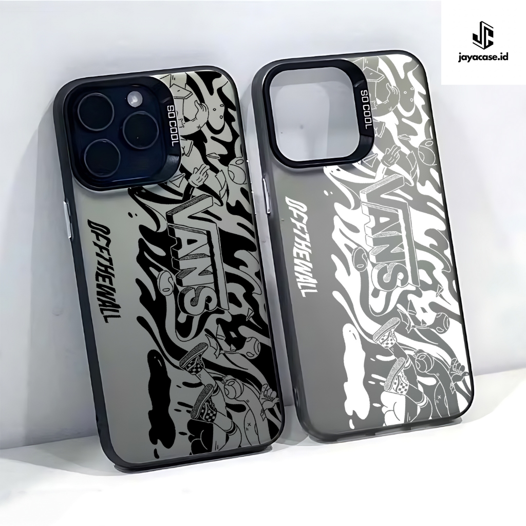 { IMDJC15 } Softcase Casing IMD Black Vans XIAOMI REDMI NOTE 8 9 10 4G/10S 10 5G 11 PRO/12 PRO 4G 12