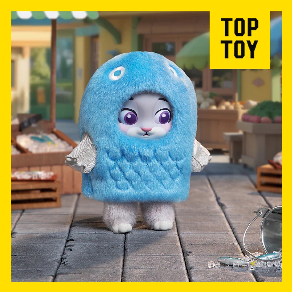 TOPTOY - Disney Zootopia 2 Nick & Judy Best Undercover Series Vinyl Plush Blind Box Boneka Gantungan