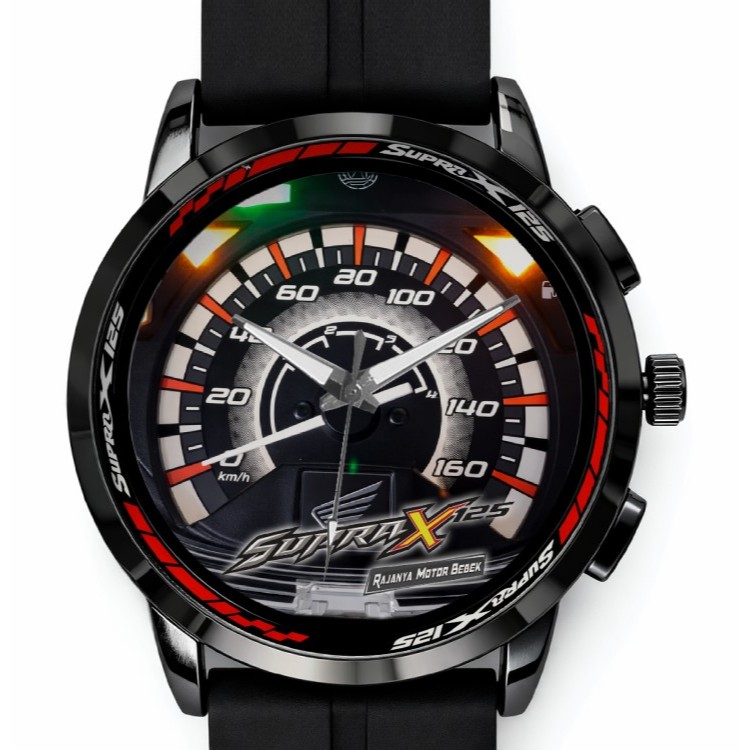Jam tangan Custom Supra X 125 Betmen Batman Speedometer // Supra X 125 Speedo