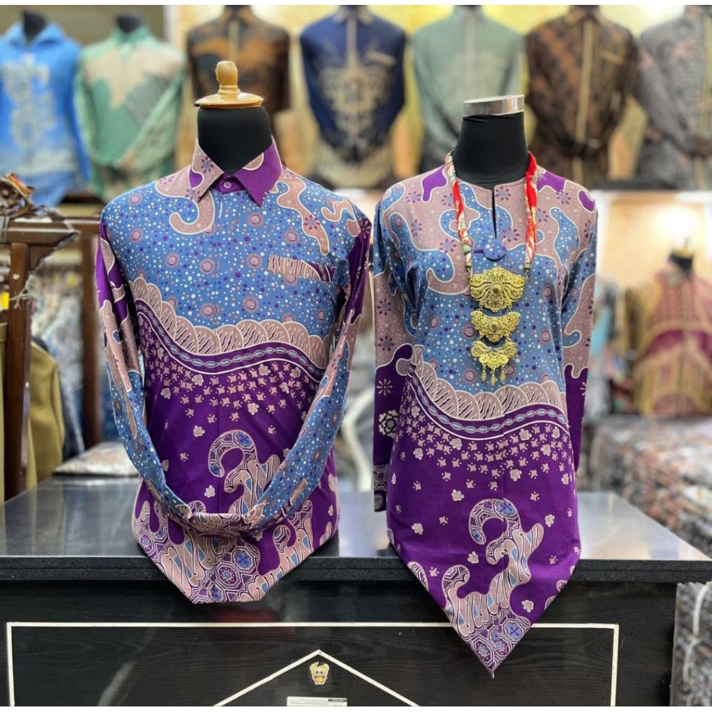 Baju Batik Tunik Premium | Batik Tunik Couple | Batik Tunik Modern | Batik Sarimbit | Batik Katun La