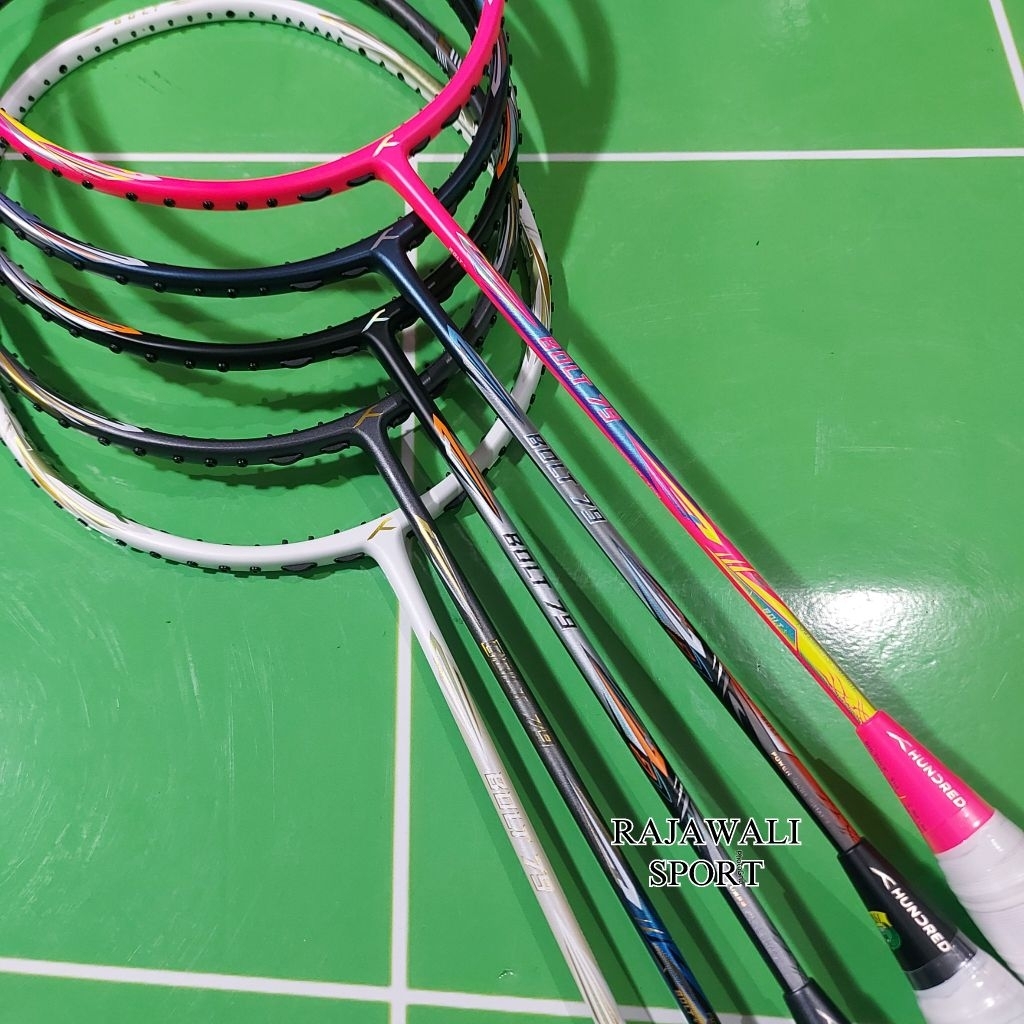 RAKET HUNDRED BOLT 79 / RAKET BADMINTON HUNDRED BOLT 79 ORIGINAL