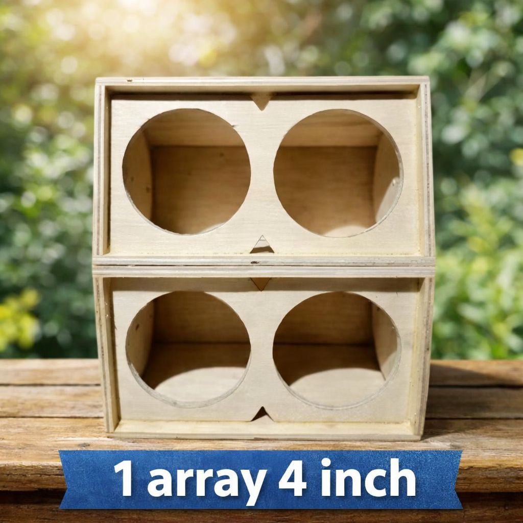 Box Speaker 4 Inch Triplek 8-9 mm Desain Miniatur Gantung singgel dubel