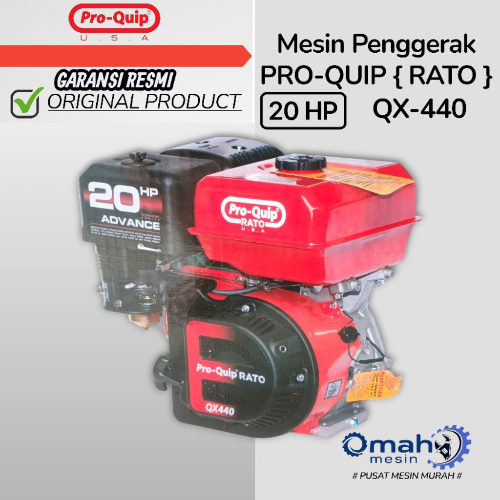 Mesin Penggerak 20 HP PRO-QUIP QX440 Gasoline Engine Bensin 20 HP QX440 PRO-QUIP