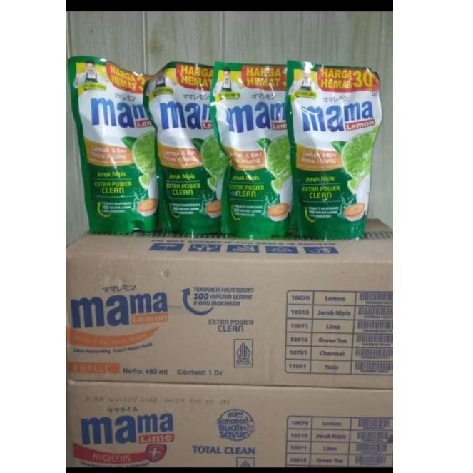 [GROSIR] MAMA LEMON 1DUS 12POUCH KEMASAN 680ML