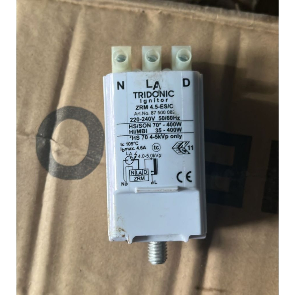 ignitor Tridonic ZRM 400w 220-240v