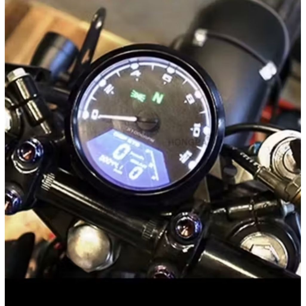 SPEEDOMETER BABON BULAT DIGITAL VIRAL MEGAPRO CB RX KING JAPSTYLE CUSTOM FULL SENSOR UNIVERSAL