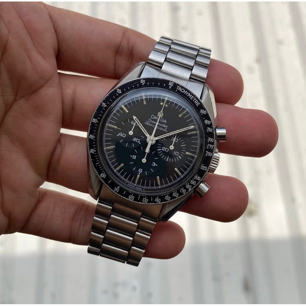 VINTAGE OMEGA SPEEDMASTER MOONWATCH 861 CHRONOGRAPH MANUAL WINDING ORIGINAL (FULLSET) YEAR: 1986