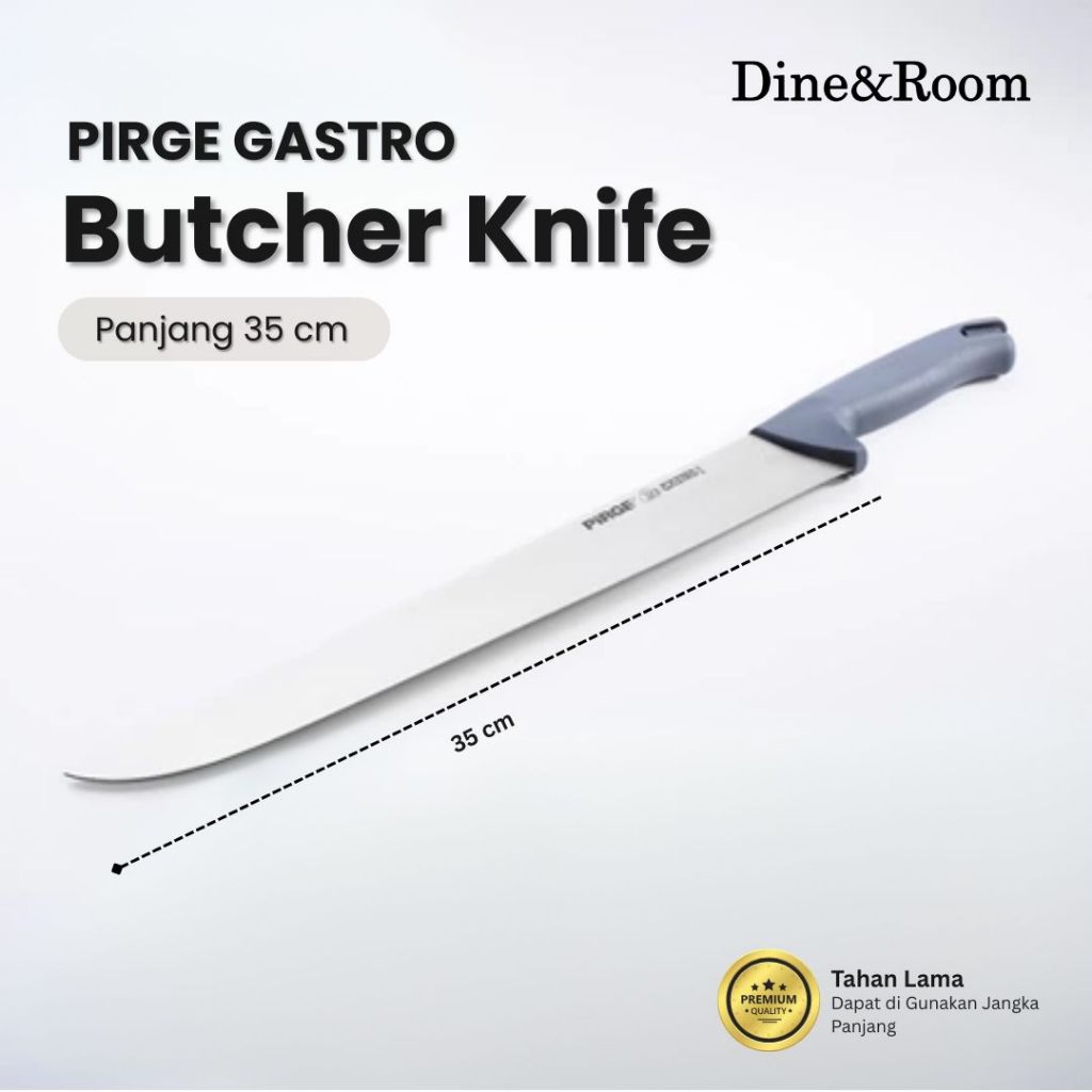 Dine & Room | PIRGE Gastro Butcher Knife No.7 | Pisau Potong Daging Profesional | French Stainless S