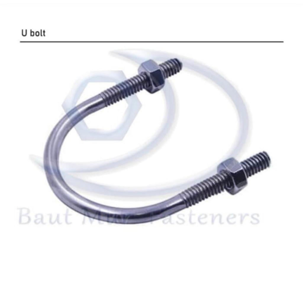 4" U bolt pipa - 4 inch clam pipa - U bold galvanis DN 100 DN100