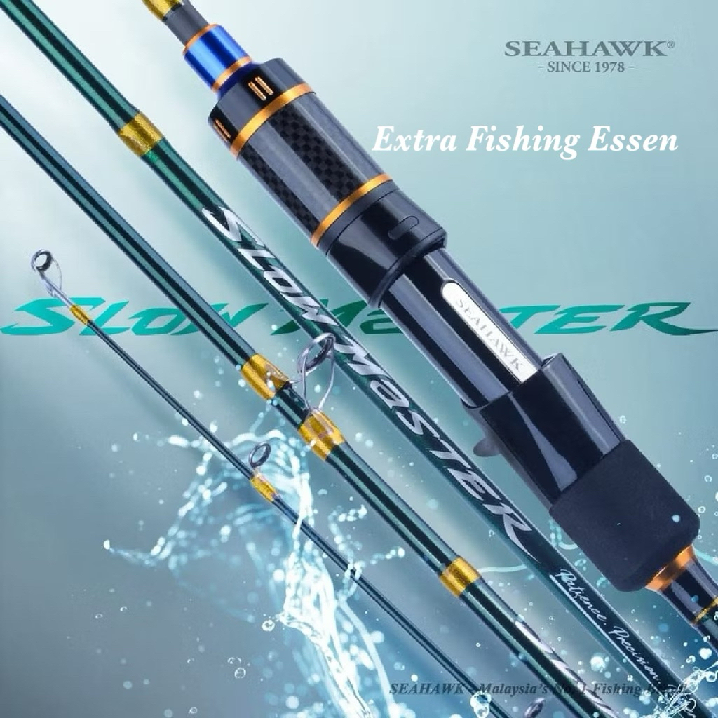 JORAN SEAHAWK SLOW MASTER JIGGING ROD (Spinning) - Ring Fuji Guides - EXTRA FISHING ESSEN