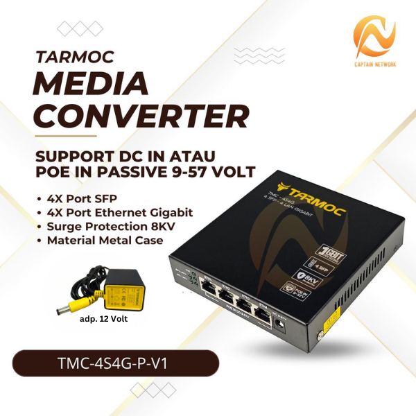 Ethernet Fiber Switch 4 SFP 4 LAN Gigabit | Media Converter FO