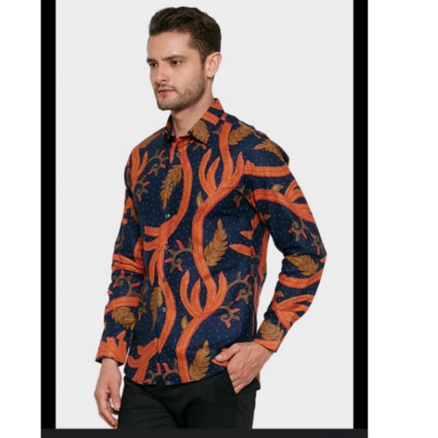 Kemeja Pria Hamenayu Batik Jogja Lengan Panjang Size S