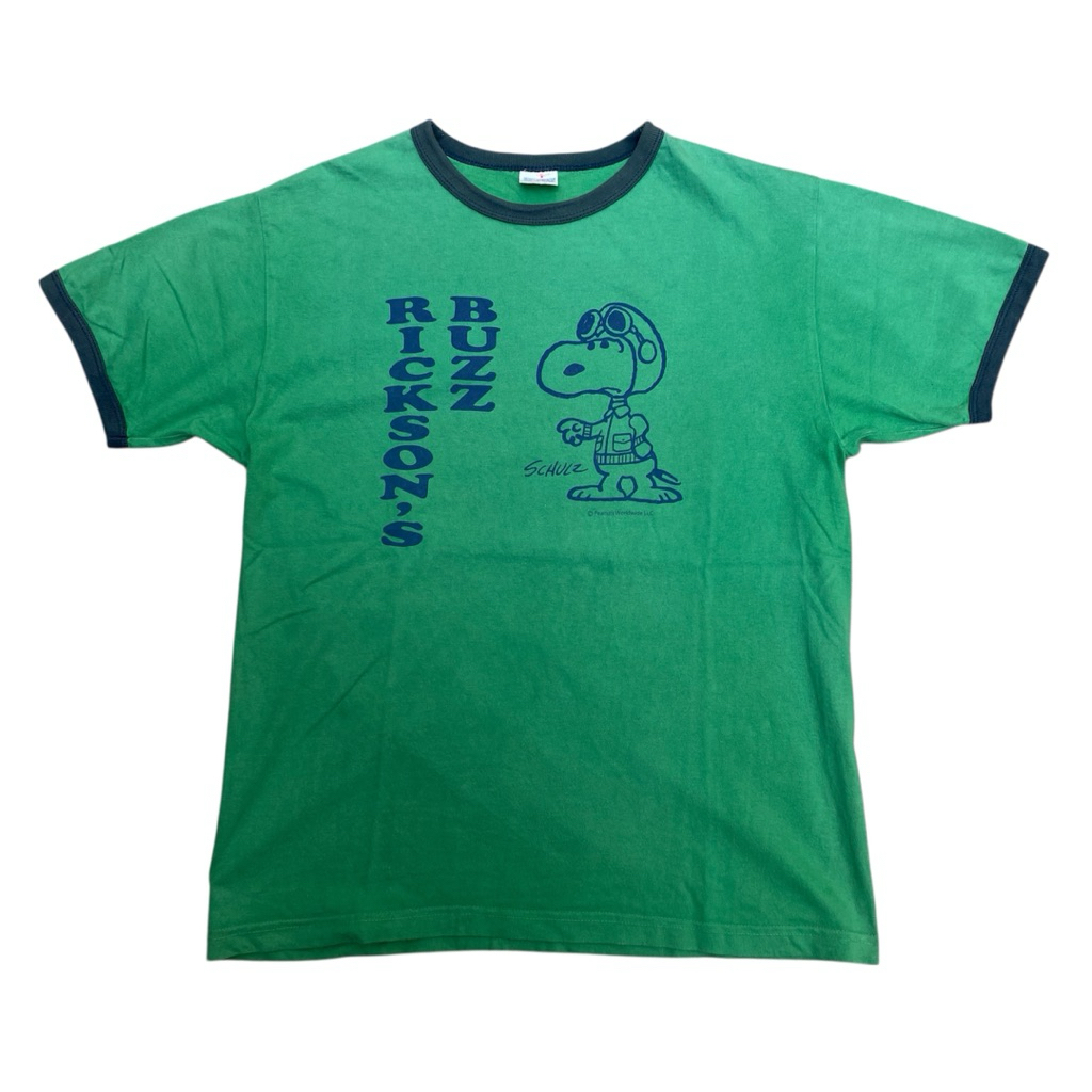 buzz rickson x the peanuts 90s ringer tee