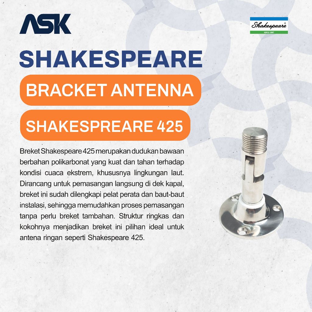 Bracket Antena Shakespeare 425 / Breket 425 Shakespeare
