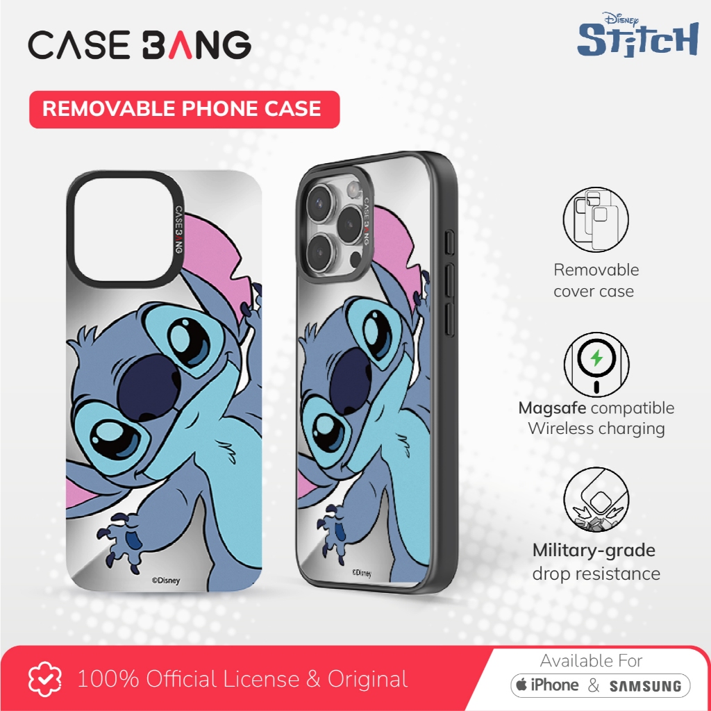 Casebang Removable Phone Case Cover Stitch Series - Naughty Stitch  Magnetic Casing Iphone
