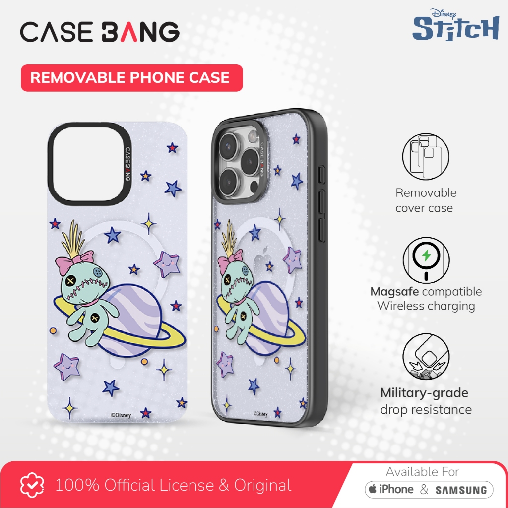 Casebang Removable Phone Case Cover Stitch Series - Travelling Diskin Magnetic Casing Iphone