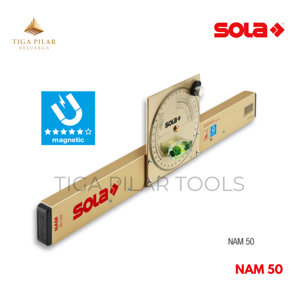 Sola Inclinometer NAM 50 T - Inclinometer Magnetic 50 cm