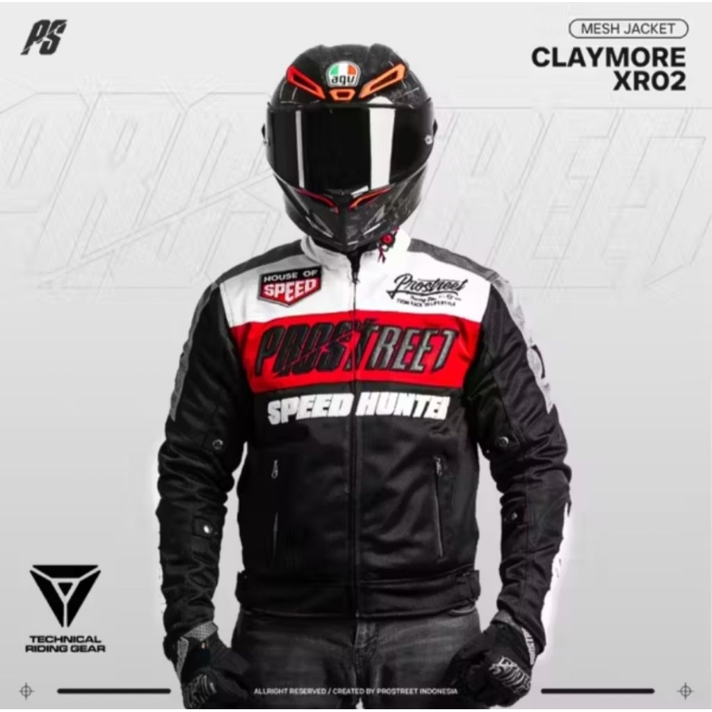Jaket Motor Mesh Prostreet Claymore XR02 - Size M