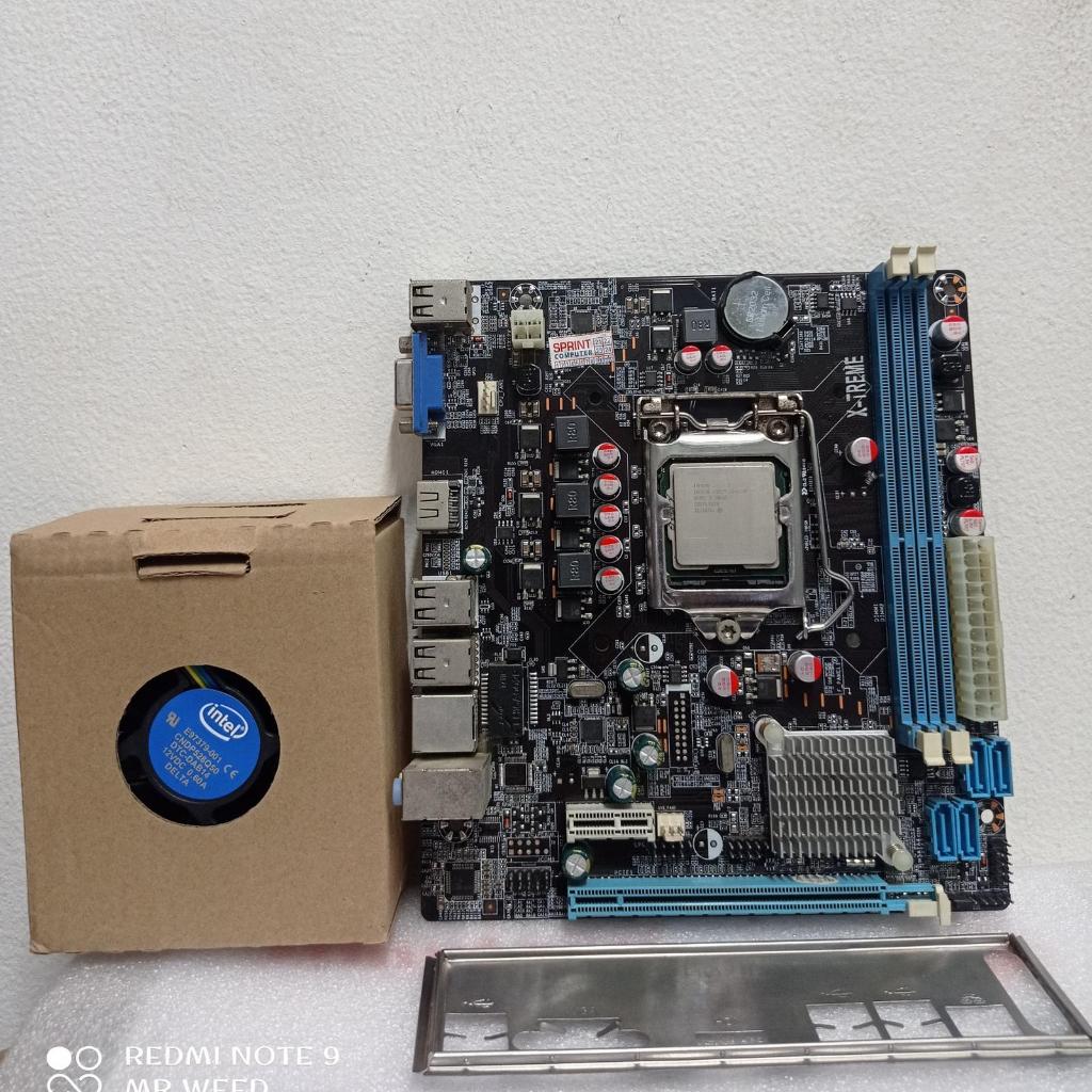 MOTHERBOARD mini iTX H61 lga 1155 ddr3 proc i3 2120 ( BERGARANSI )