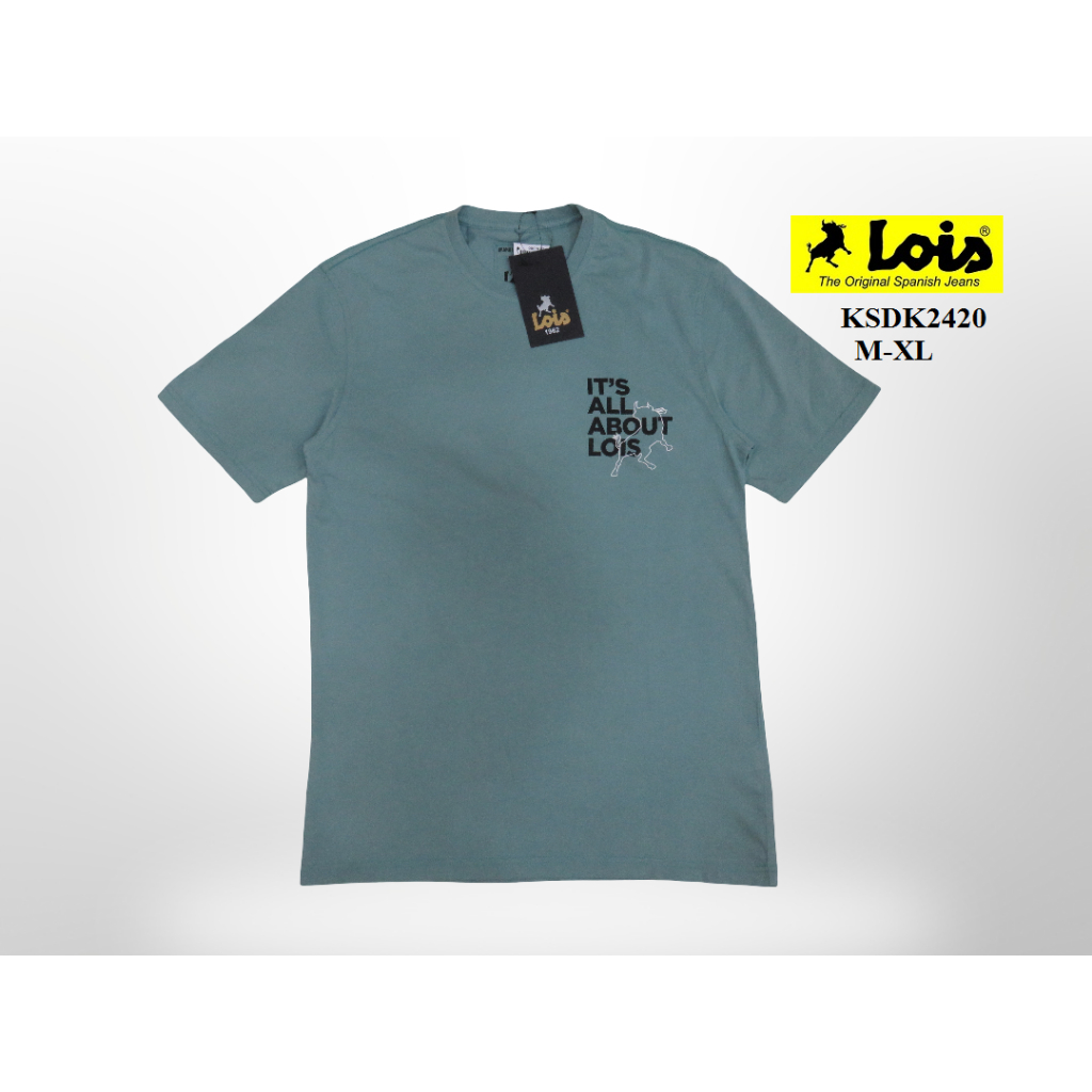 KAOS OBLONG PRIA  M-XL BRAND ORI MEREK LOIS ART : KSDK2453 PRICE Rp.250.900