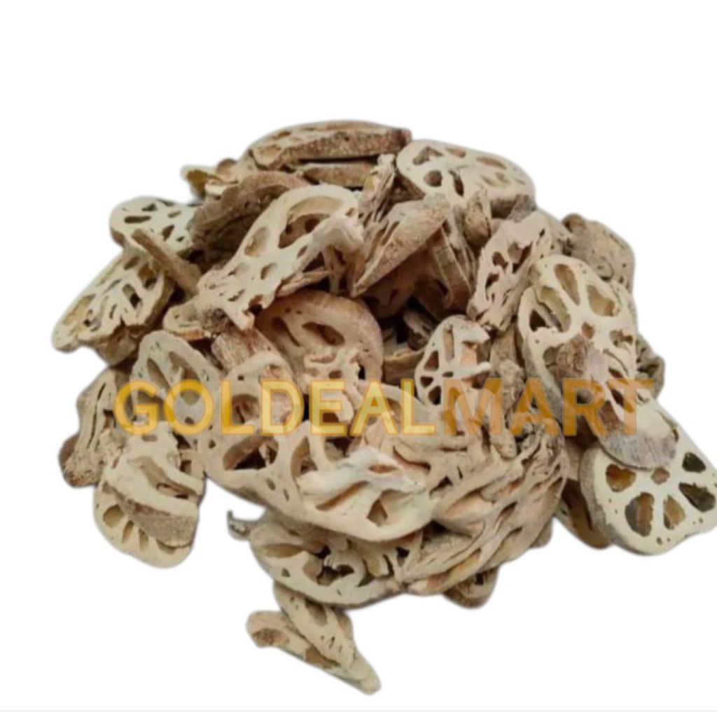 Akar teratai potong iris kering Lian Ou Jie Pian dried lotus root slice slices 100g