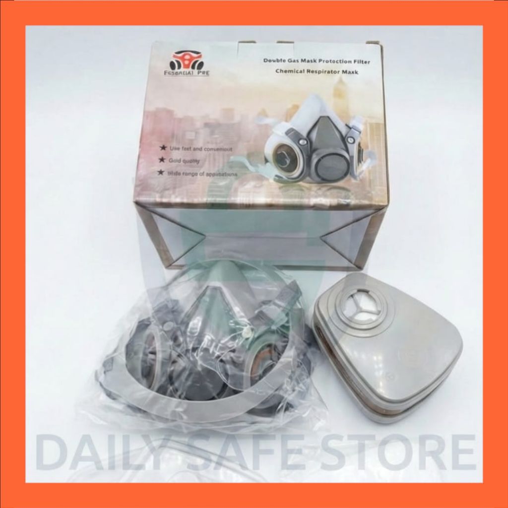 Masker Gas Respirator - 6200- Gray Imasker proyek|safety mask | masker debu erupsi |masker cat |