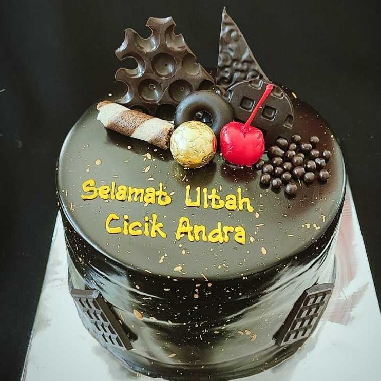 Kue Ultah / Full Coklat / Black Forest Full Coklat