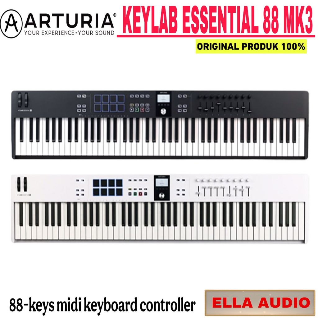 Arturia Keylab Essential 88 MK3 Keyboard Midi Controller 88-Keys