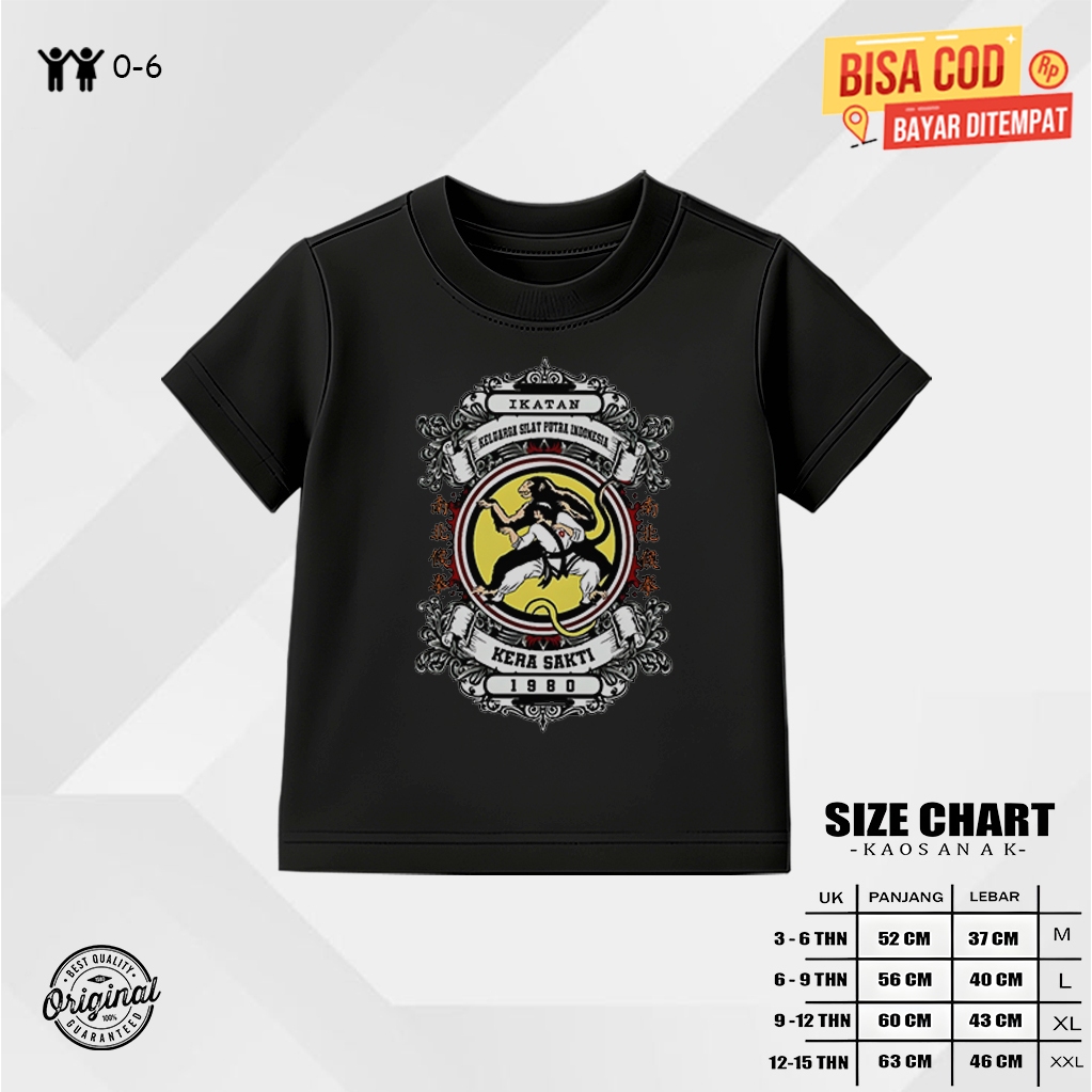 ZELLOKIDS - Kaos Anak Karakter Kera Sakti Putih Hanoman - Cocok Untuk Laki-laki Dan Perempuan - Bisa