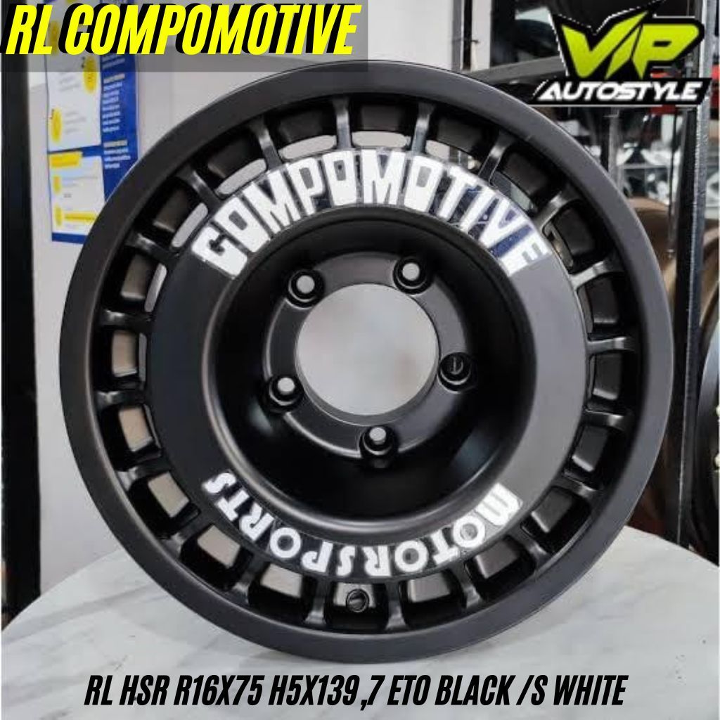Velg Compomotive R16 Untuk Jimny Eskudo Ring 16 - HSR JAKARTA UTARA