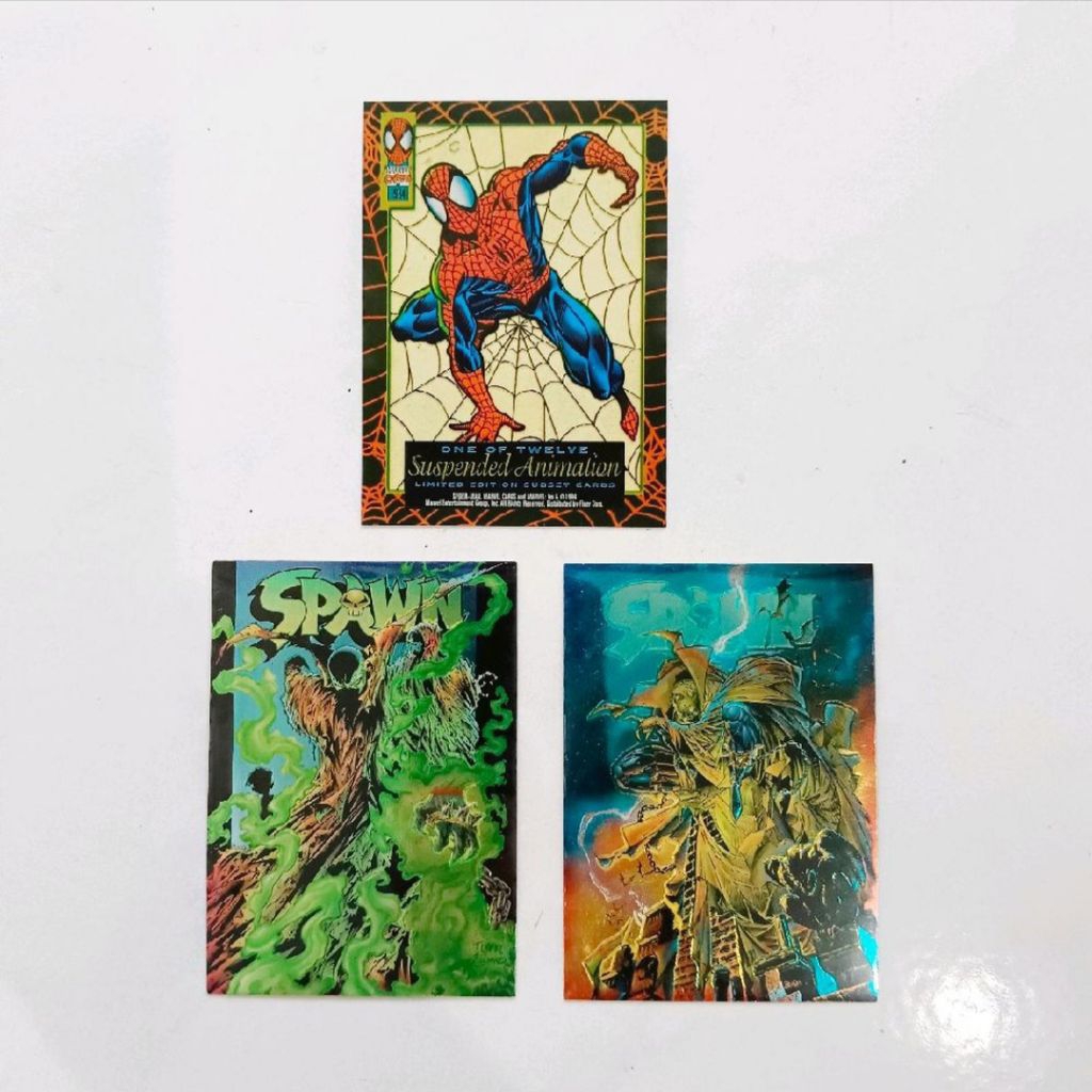 Kartu Spawn & Spiderman Limited Edition Subset Cards (set 3pcs)
