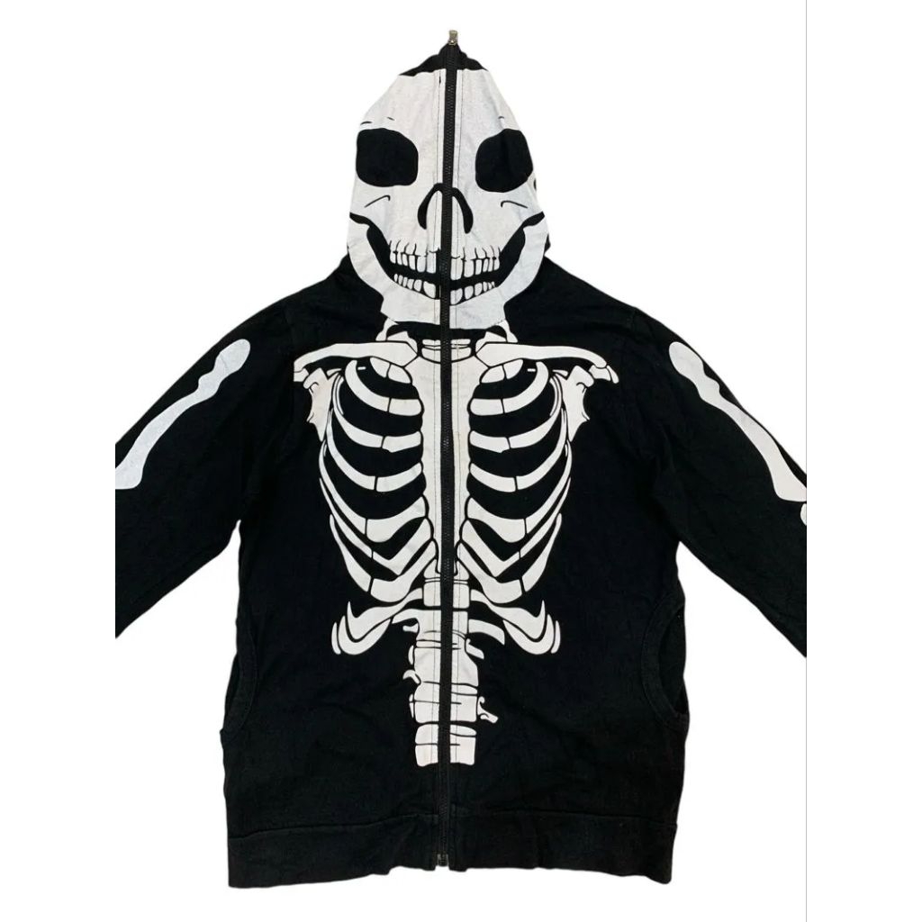 Skeleton Full Zip Hoodie
