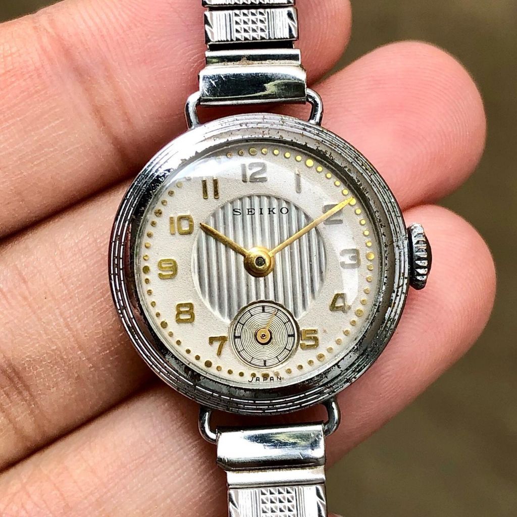 Vintage Seiko Subsec Military 8013