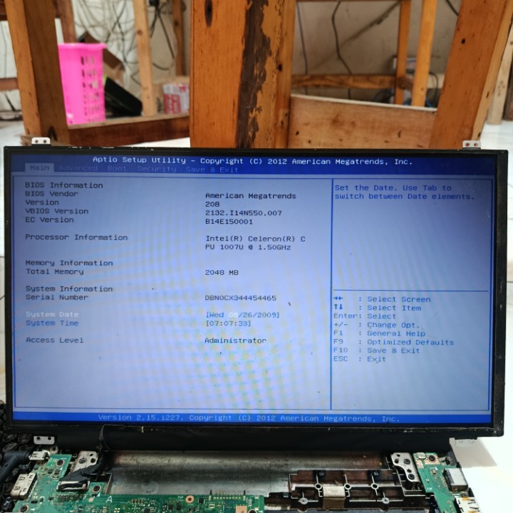 Layar LCD Laptop Lenovo Ideapad 130-15IKB V130-15IKB LED 15.6 inch Slim 30 Pin Second Bekas 209