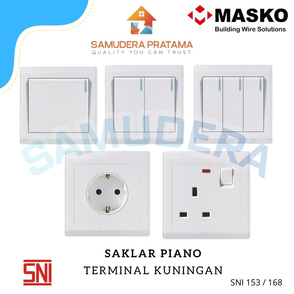 SAKLAR IB / TANAM MASKO ENGKEL / SERI / TRIPLE / STOP KONTAK