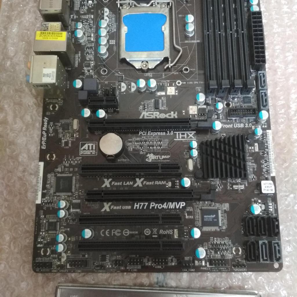 MOTHERBOARD Asrock H77 PRO4/MVP ddr3 ( BERGARANSI )