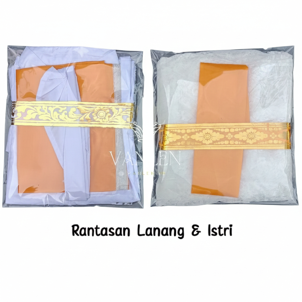 Paket Rantasan Persembahyangan Lengkap - Rantasan Lanang (Pria) & Rantasan Istri (Wanita)